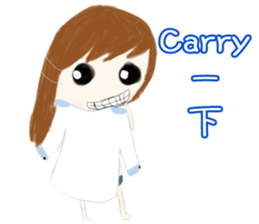 cuteMandy  girl sticker #11224593