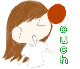 cuteMandy  girl sticker #11224596