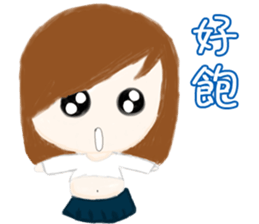 cuteMandy  girl sticker #11224620