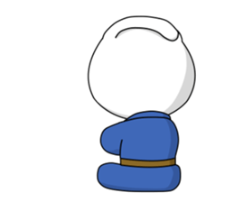 The fatherhood of the reticent rabbit sticker #11224746