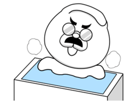 The fatherhood of the reticent rabbit sticker #11224753