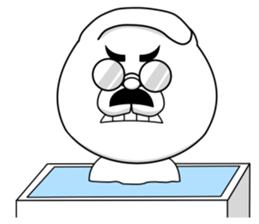 The fatherhood of the reticent rabbit sticker #11224754