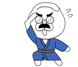 The fatherhood of the reticent rabbit sticker #11224757