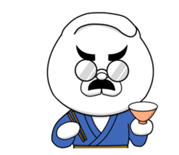 The fatherhood of the reticent rabbit sticker #11224758