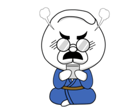 The fatherhood of the reticent rabbit sticker #11224759