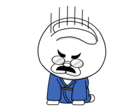 The fatherhood of the reticent rabbit sticker #11224761