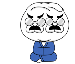 The fatherhood of the reticent rabbit sticker #11224762