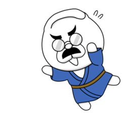 The fatherhood of the reticent rabbit sticker #11224769