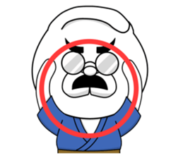 The fatherhood of the reticent rabbit sticker #11224772