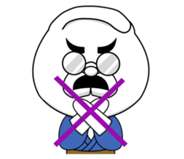 The fatherhood of the reticent rabbit sticker #11224773