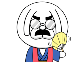 The fatherhood of the reticent rabbit sticker #11224774