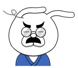 The fatherhood of the reticent rabbit sticker #11224775