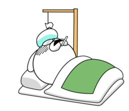 The fatherhood of the reticent rabbit sticker #11224778