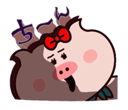 Onomatopoeia of the Butako! sticker #11225520