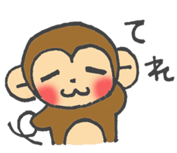 cute  monkey sticker #11225910