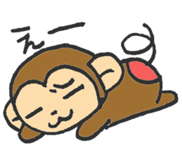 cute  monkey sticker #11225914