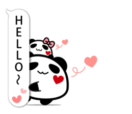 Pandamaru-english sticker #11225951