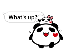 Pandamaru-english sticker #11225961