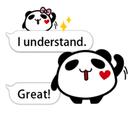 Pandamaru-english sticker #11225963