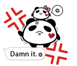 Pandamaru-english sticker #11225967