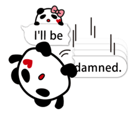 Pandamaru-english sticker #11225970