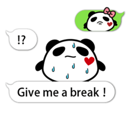 Pandamaru-english sticker #11225977