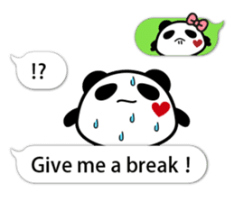 Pandamaru-english sticker #11225977