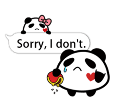 Pandamaru-english sticker #11225982