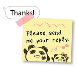 Pandamaru-english sticker #11225983