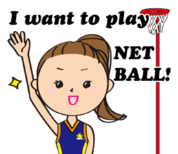 Netball LOVE Sticker English version sticker #11226145