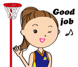 Netball LOVE Sticker English version sticker #11226152