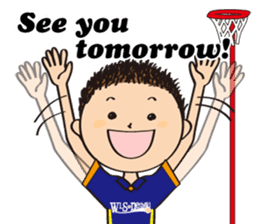 Netball LOVE Sticker English version sticker #11226154