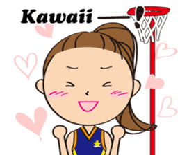 Netball LOVE Sticker English version sticker #11226158
