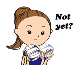 Netball LOVE Sticker English version sticker #11226160