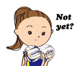 Netball LOVE Sticker English version sticker #11226160