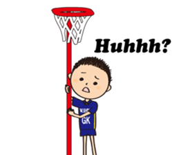 Netball LOVE Sticker English version sticker #11226161