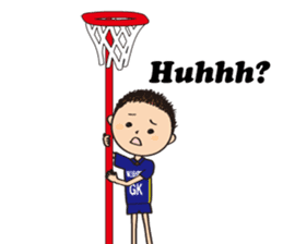 Netball LOVE Sticker English version sticker #11226161