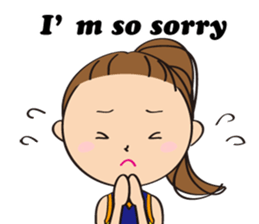 Netball LOVE Sticker English version sticker #11226163