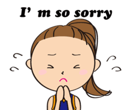 Netball LOVE Sticker English version sticker #11226163