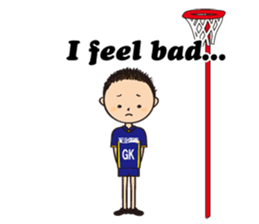 Netball LOVE Sticker English version sticker #11226165