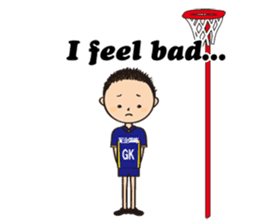 Netball LOVE Sticker English version sticker #11226165