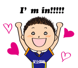 Netball LOVE Sticker English version sticker #11226167