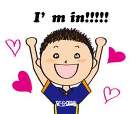 Netball LOVE Sticker English version sticker #11226167