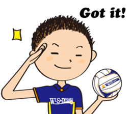 Netball LOVE Sticker English version sticker #11226169