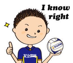 Netball LOVE Sticker English version sticker #11226170