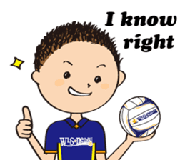 Netball LOVE Sticker English version sticker #11226170