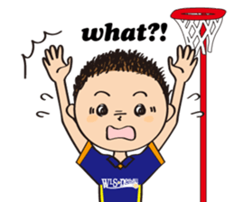 Netball LOVE Sticker English version sticker #11226175