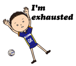 Netball LOVE Sticker English version sticker #11226177