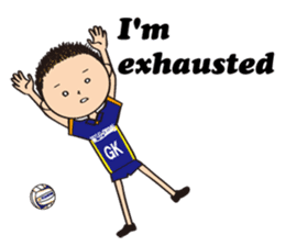 Netball LOVE Sticker English version sticker #11226177