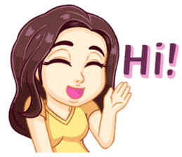 Hani Happy Go Lucky Girl sticker #11226344